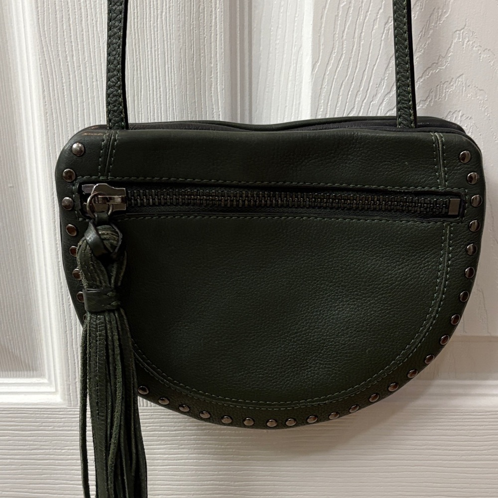 Sanctuary Green Studded Crossbody Bag